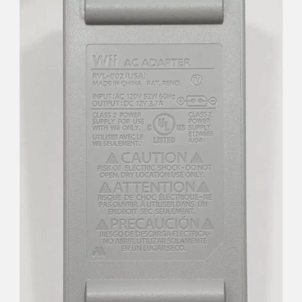 Nintendo Wii AC Adapter RVL-002 5979E1M